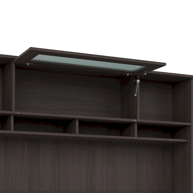 Alzata per scrivania da 72W – Grigio cenere / Grigio erica / Bianco / Grigio moderno | Stile transizionale | Utente singolo