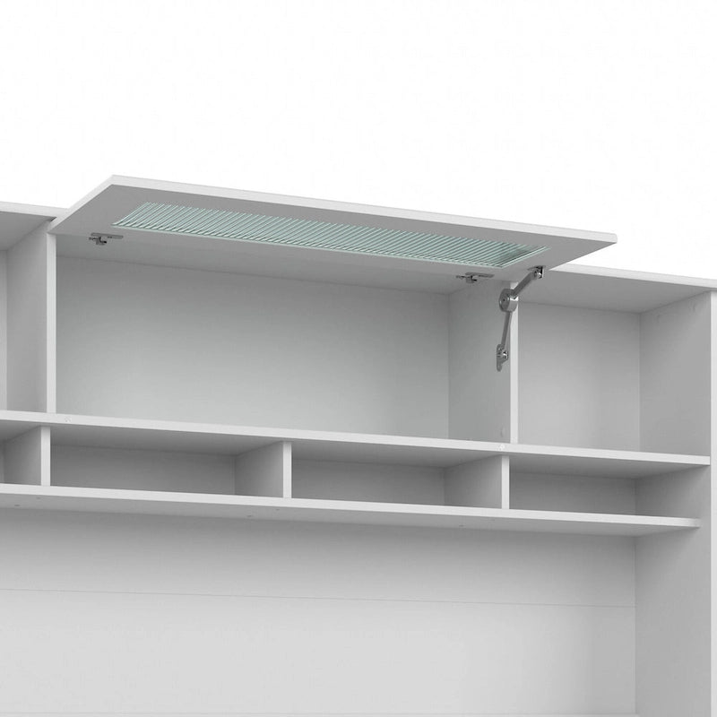 Alzata per scrivania da 72W – Grigio cenere / Grigio erica / Bianco / Grigio moderno | Stile transizionale | Utente singolo