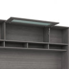 Alzata per scrivania da 72W – Grigio cenere / Grigio erica / Bianco / Grigio moderno | Stile transizionale | Utente singolo