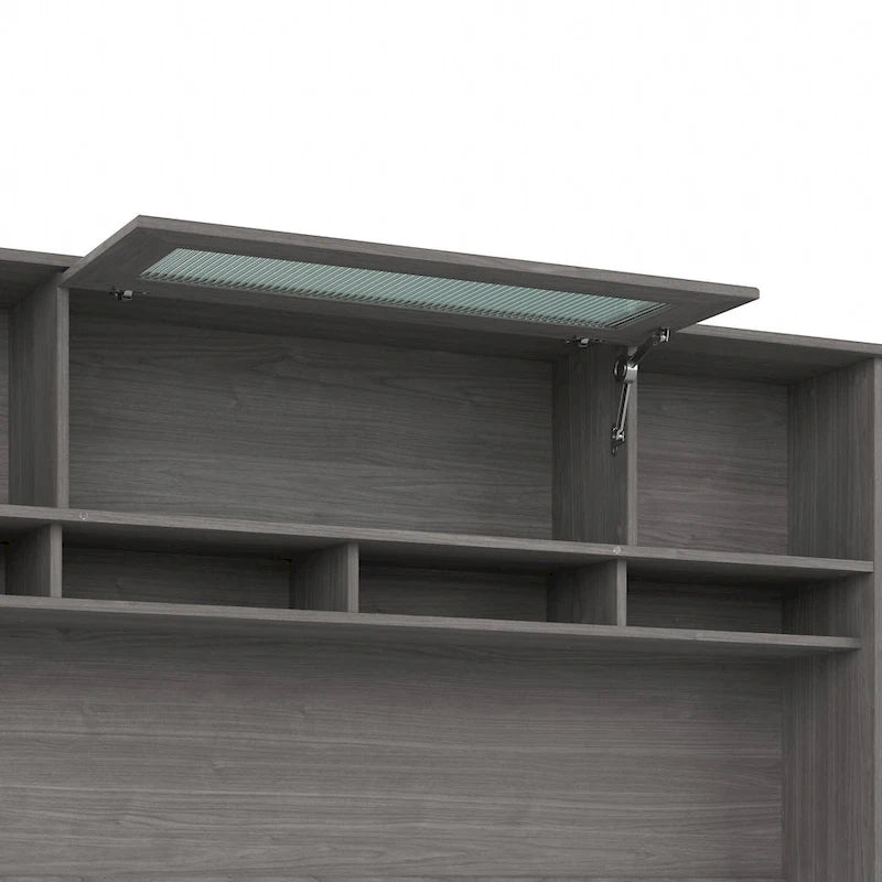 Alzata per scrivania da 72W – Grigio cenere / Grigio erica / Bianco / Grigio moderno | Stile transizionale | Utente singolo