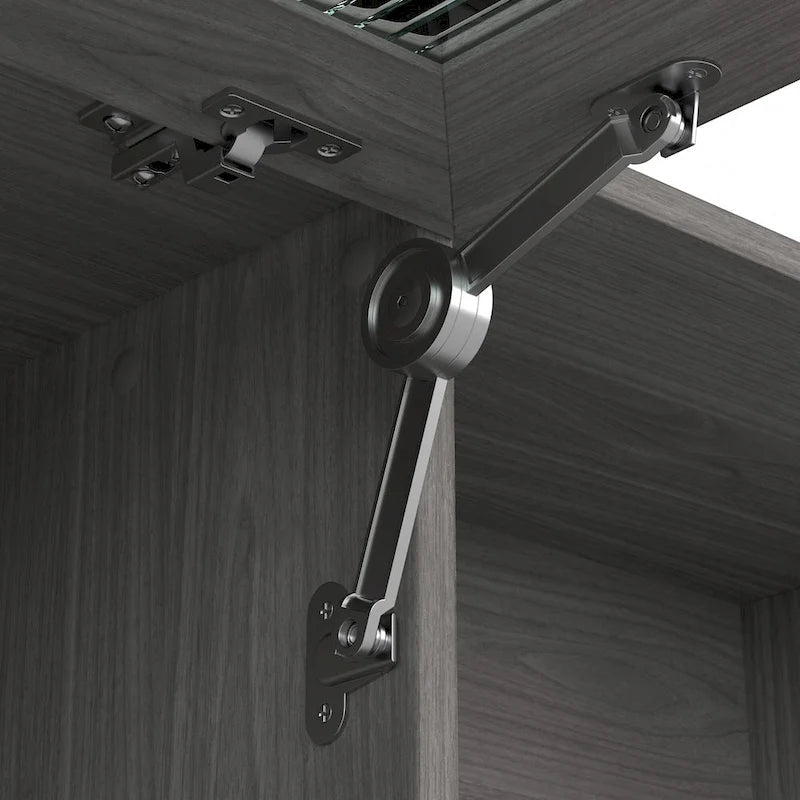Alzata per scrivania da 72W – Grigio cenere / Grigio erica / Bianco / Grigio moderno | Stile transizionale | Utente singolo
