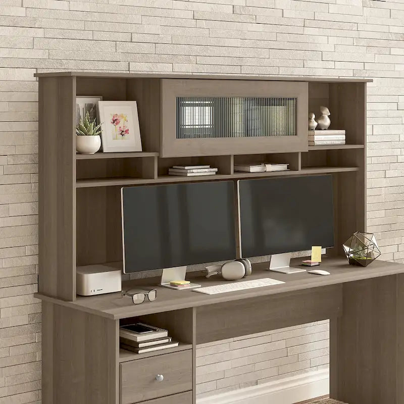 Alzata per scrivania da 72W – Grigio cenere / Grigio erica / Bianco / Grigio moderno | Stile transizionale | Utente singolo