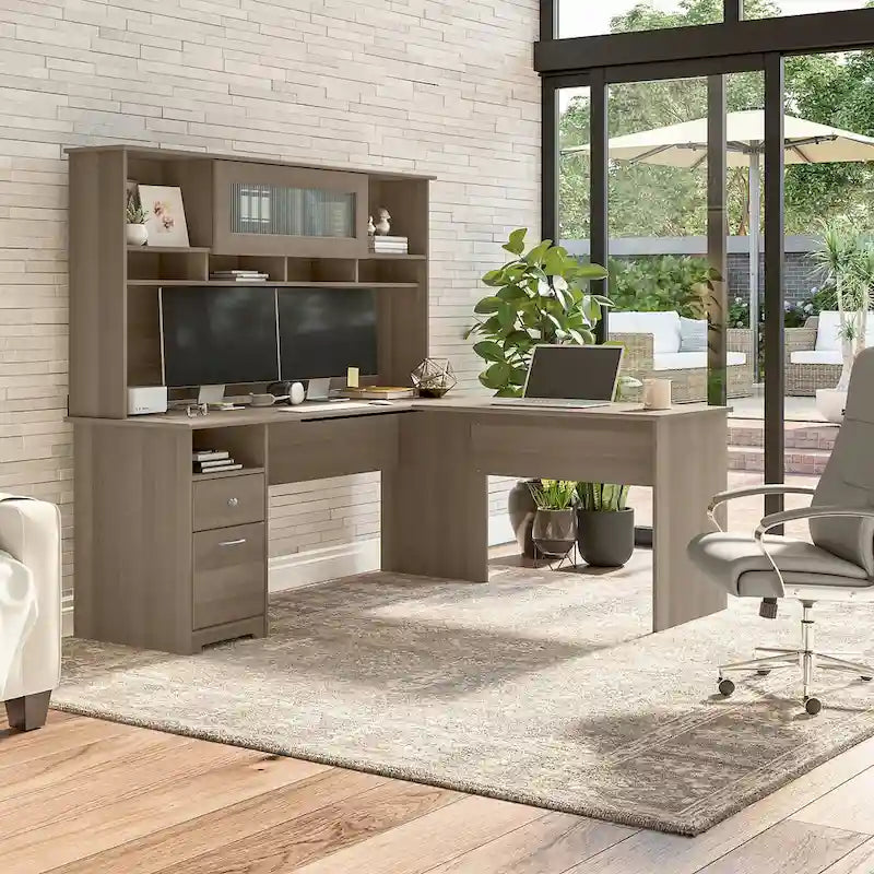 Alzata per scrivania da 72W – Grigio cenere / Grigio erica / Bianco / Grigio moderno | Stile transizionale | Utente singolo