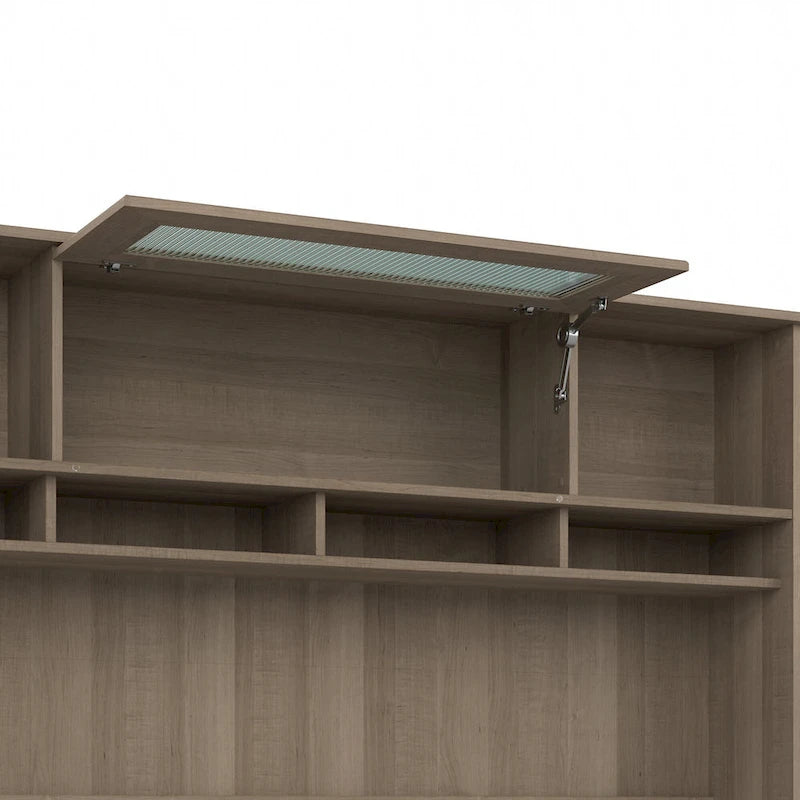 Alzata per scrivania da 72W – Grigio cenere / Grigio erica / Bianco / Grigio moderno | Stile transizionale | Utente singolo