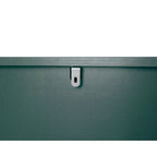 Comodino a 3 cassetti in rattan – Noce / Nero / Blu / Naturale / Verde scuro, Singolo