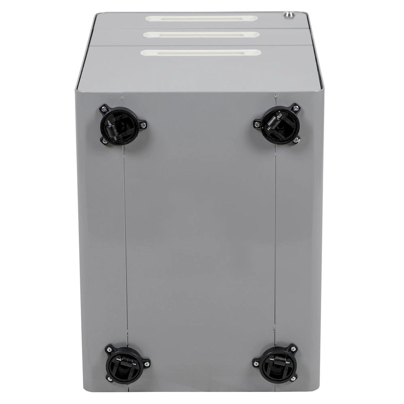 Cassettiera portadocumenti mobile a 3 cassetti con serratura – Bianco/Rosso, Bianco/Antracite, Grigio, Bianco, Nero