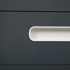 Cassettiera portadocumenti mobile a 3 cassetti con serratura – Bianco/Rosso, Bianco/Antracite, Grigio, Bianco, Nero
