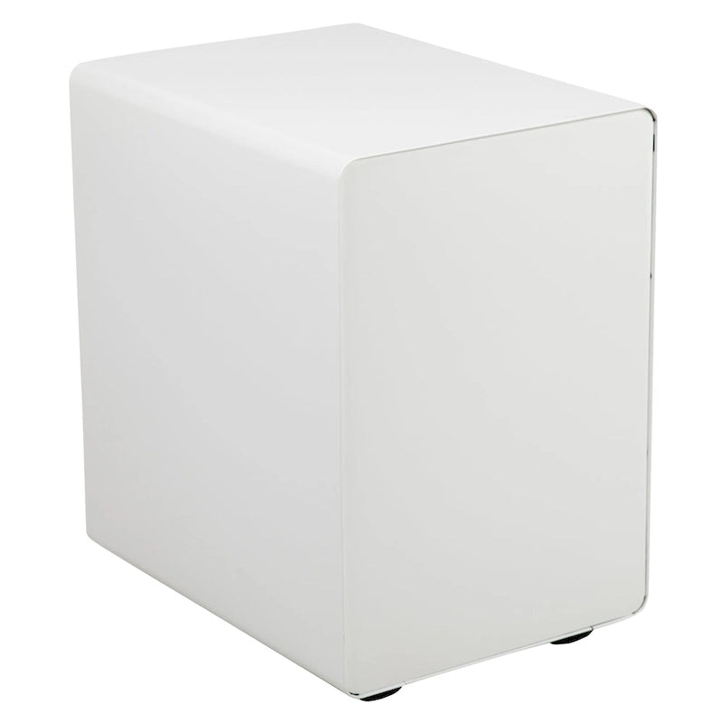 Cassettiera portadocumenti mobile a 3 cassetti con serratura – Bianco/Rosso, Bianco/Antracite, Grigio, Bianco, Nero