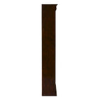 Libreria direzionale tradizionale marrone cognac, 183 cm, montaggio da 1 persona