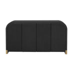 Armadietto contenitore a 4 ante nero/bianco/blu navy con ripiani regolabili – Adatto a 1 stanza