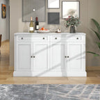Madia a buffet bianca a 6 ante con 2 cassetti