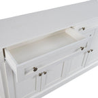 Madia a buffet bianca a 6 ante con 2 cassetti