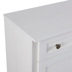 Madia a buffet bianca a 6 ante con 2 cassetti
