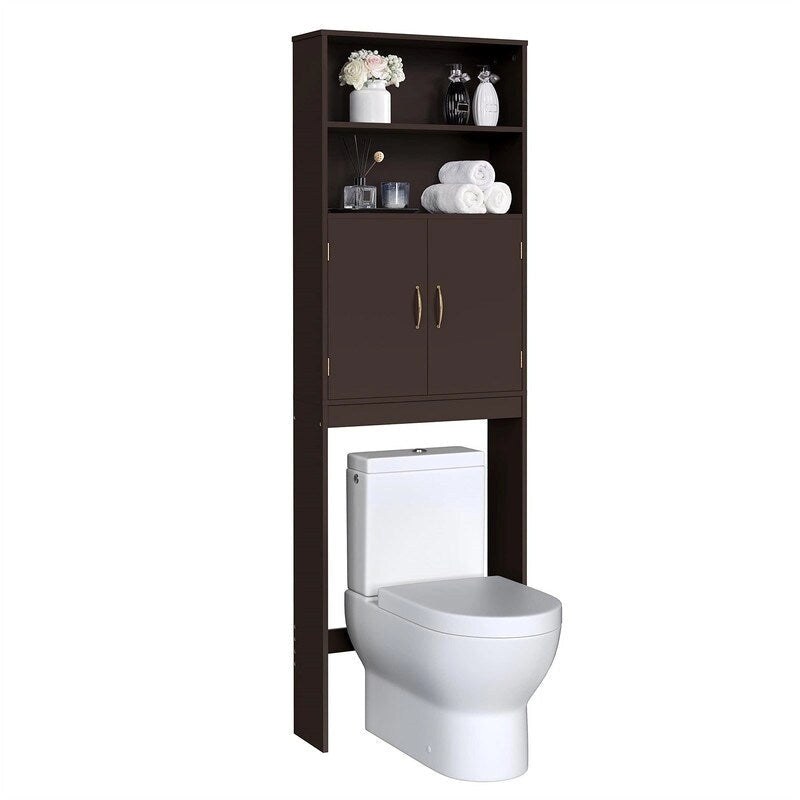 Pensile da Bagno Sopra Water, Finitura Legno Espresso, 1 persona, 20 cm P x 63 cm L x 195 cm H