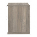 Classificatore laterale da fattoria a 2 cassetti, rovere bianco lino/grigio driftwood – 1 utente