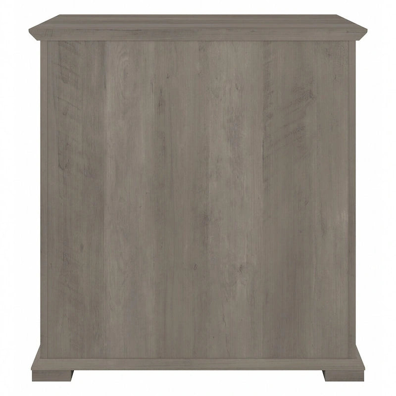 Classificatore laterale da fattoria a 2 cassetti, rovere bianco lino/grigio driftwood – 1 utente